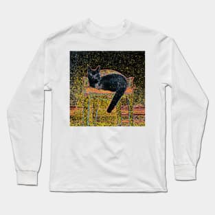 Cat In Chair #1a Long Sleeve T-Shirt